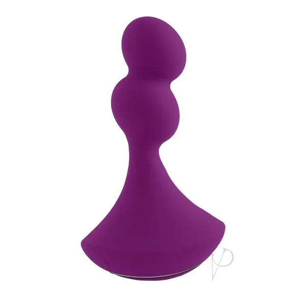 Gender X Ball Game Rechargeable Chunky Rotating Silicone Vibrator Purple
