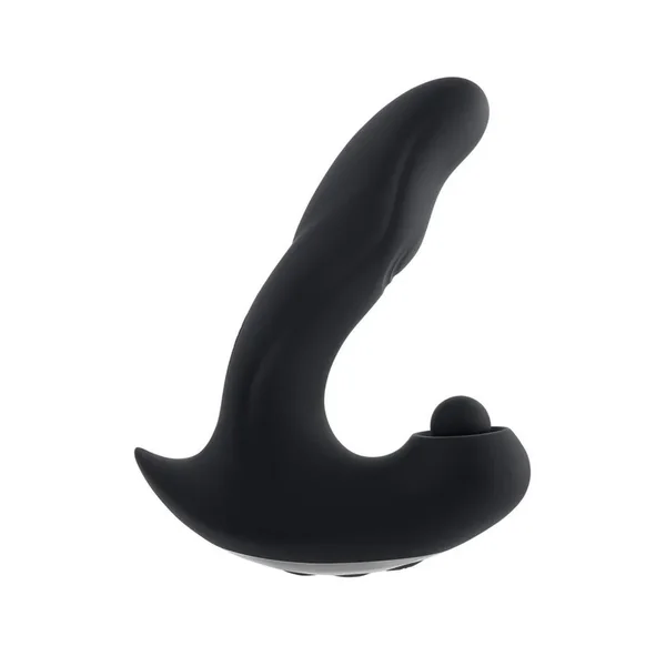 Gender X Mad Tapper Rechargeable Silicone Vibrator – Black