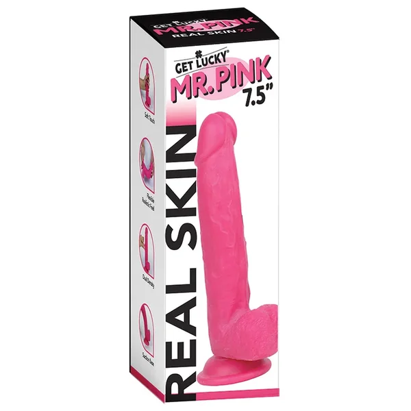 Get Lucky Mr. Dildo-Pink 7.5″