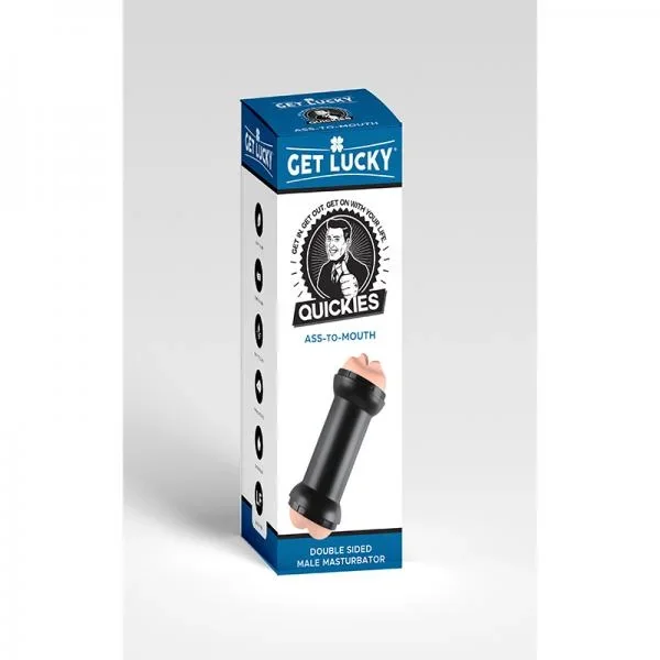 Get Lucky Quickies Ass-to-mouth Double-sided Male Masturbator