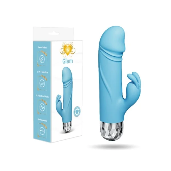 GLAM DELUXE MINI RABBIT BLUE