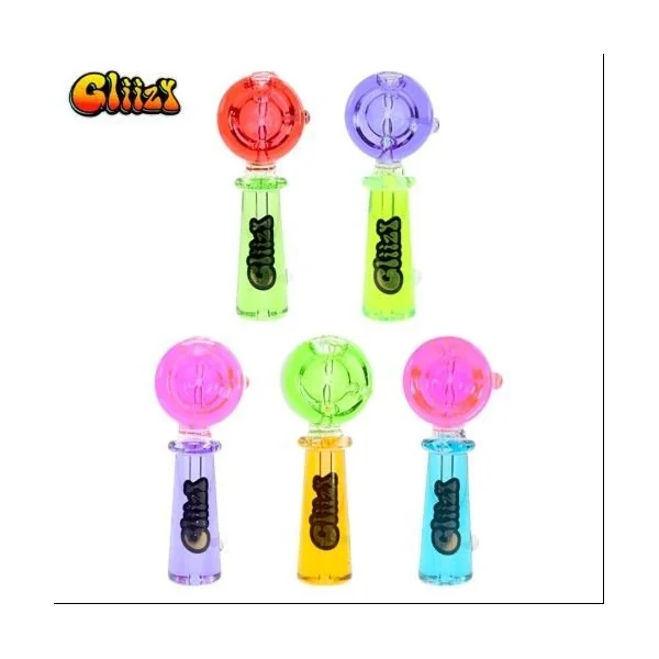 Gliizy 4.4 Glycol Dual Color Hand Pipe Green/Orange