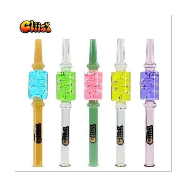 Gliizy Spiru Colored Glass Honey Straw Red