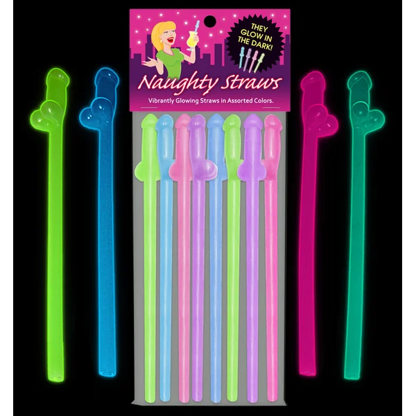 GLOWING NAUGHTY STRAWS