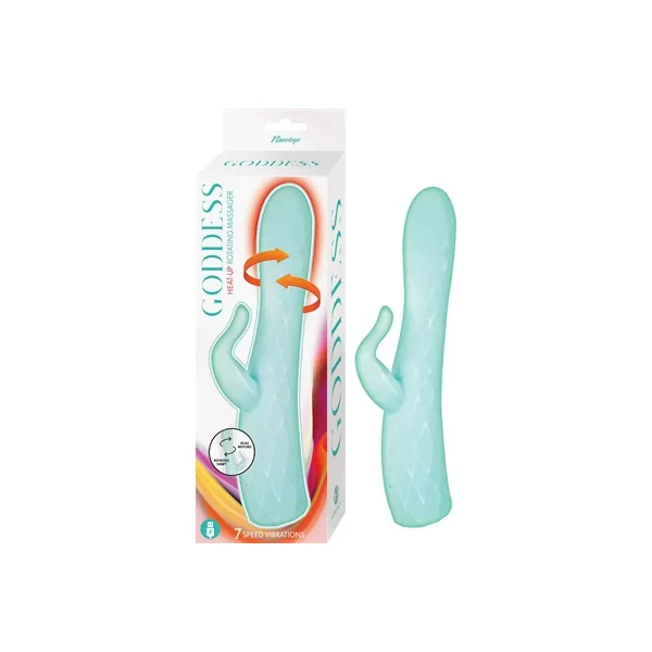 Goddess Heat Up Rotating Massager – Aqua
