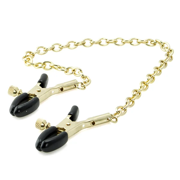 Gold Chain Nipple Clamps