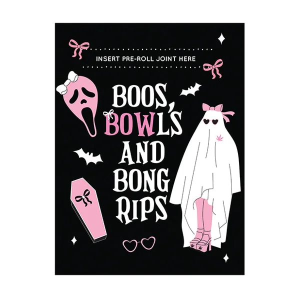 Halloween Boo's Greeting Card w/Matchbook