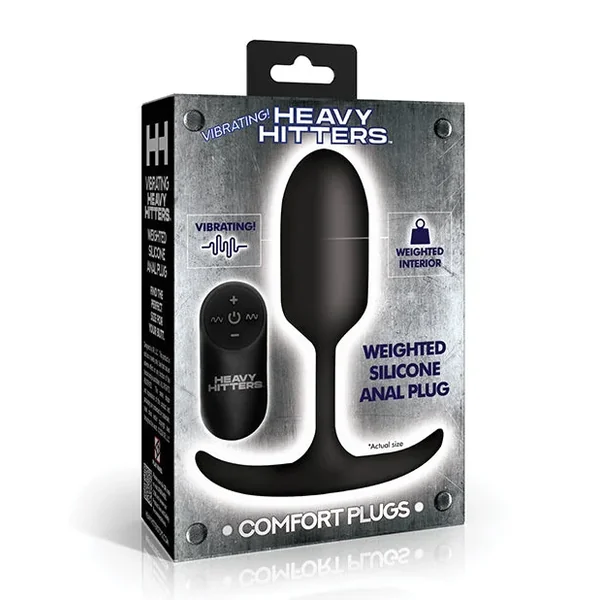 Heavy Hitters – Vibrating Weighted Silicone Anal Plug – Medium