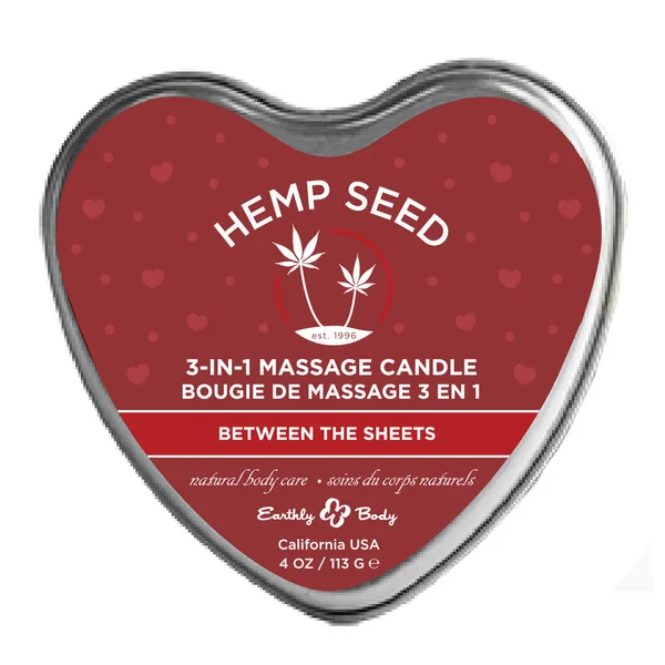 Hemp Seed 3-in-1 Massage Candle - Between the Sheets - 4oz