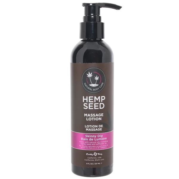 Hemp Seed Massage Lotion 8oz/237ml in Skinny Dip