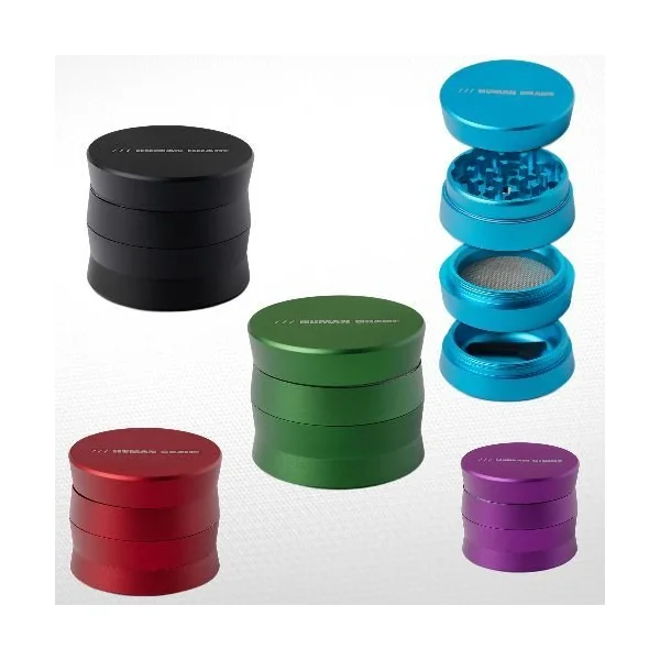 Human Grade Aluminum 4pc Grinder Model 2A 2.5in Gunmetal