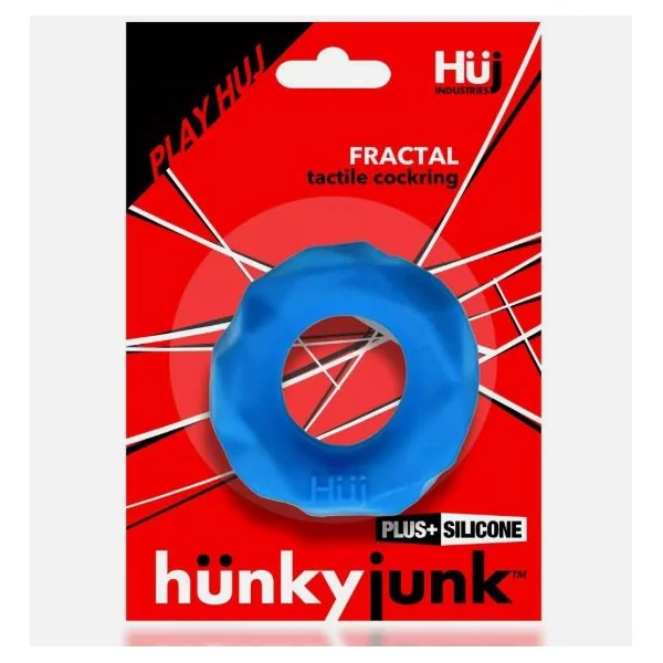HUNKYJUNK FRACTAL COCKRING TEAL ICE (NET)
