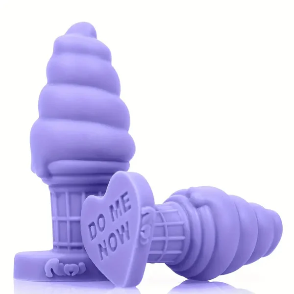 Ice Cream Silicone Butt Plug Soft Anal Sex Toy For Love Masturbation Sex
