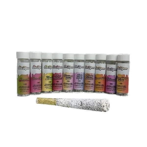Ice Kream THC-A 5pk Pre-Rolls Coated W/Diamonds Legend OG