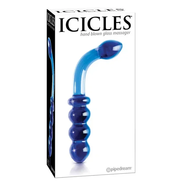 Icicles No. 31 Hand Blown Glass – Blue G Spot