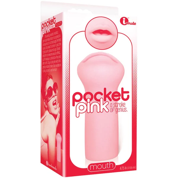 Icon Brands - Pocket Pink Mini Masturbator - Mouth