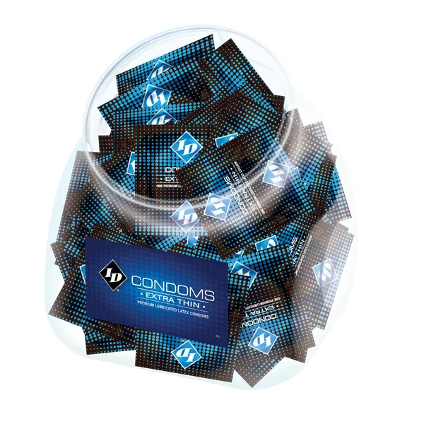 ID EXTRA THIN CONDOM JAR 144PCS (Out until mid June)