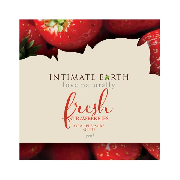 Intimate Earth Lubricant Fresh Strawberries - 3 Ml Foil