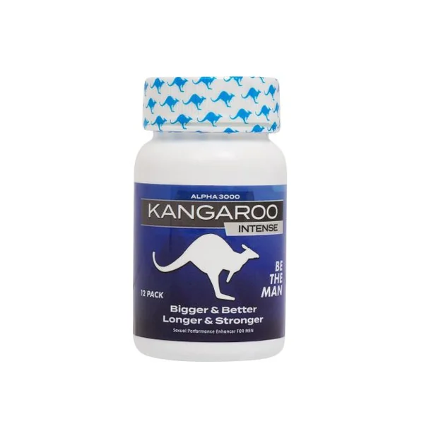 KANGAROO FOR HIM MEGA 3000 BLUE BOTTLE 12 PC (NET)