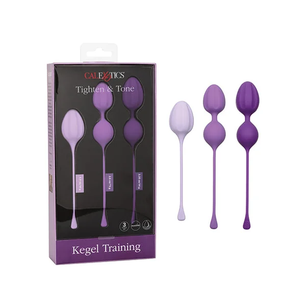 Kegel Training 3 Pc Set - Purple