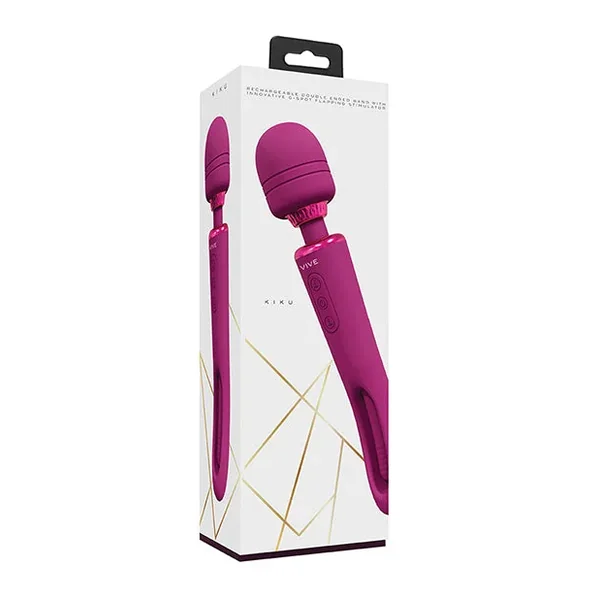 Kiku Double Ended Wand & G-Spot Vibe – Pink