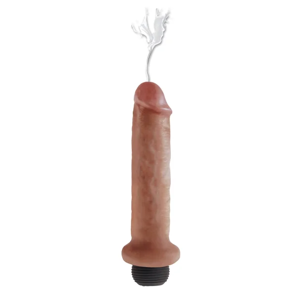 King Cock 7 Inch Squirting Cock - Tan