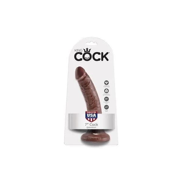 King Cock 7-Inch - Brown