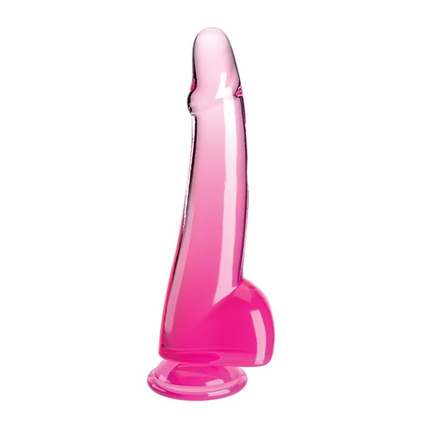 King Cock Clear 10 Inch Cock With Balls