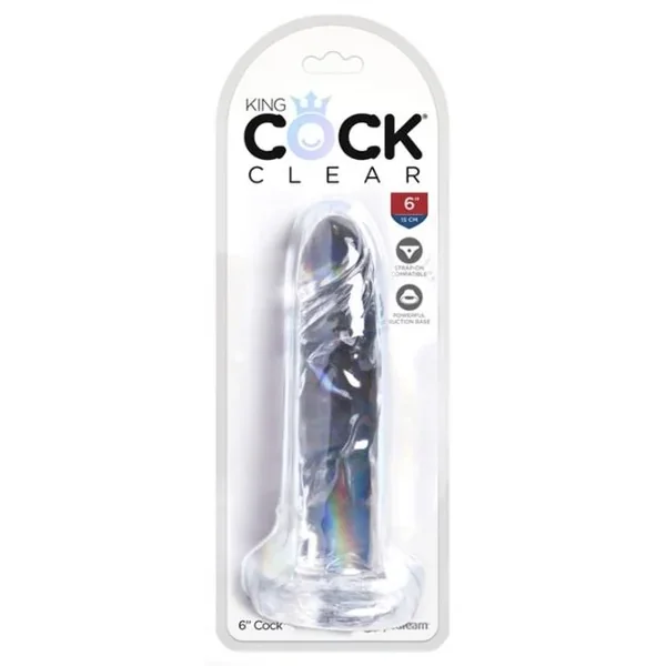 King Cock Clear 6″ Cock
