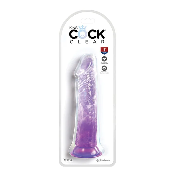 King Cock Clear 8" Cock