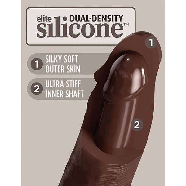King Cock Elite 7″ Dual Density Silicone Cock