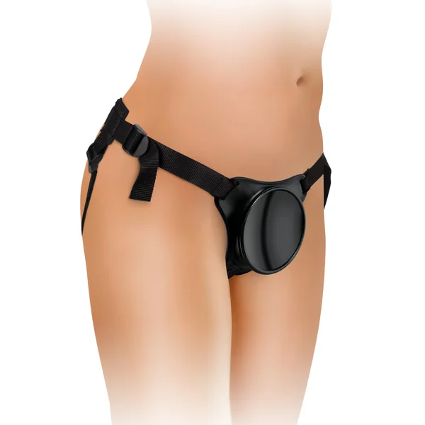 King Cock Elite Beginner's Body Dock Strap-on Harness - Black