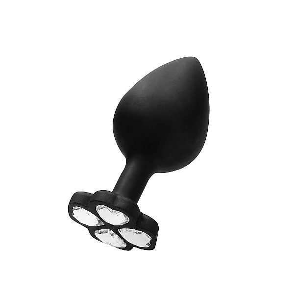 LARGE LUCKY DIAMOND BUTT PLUG BLACK