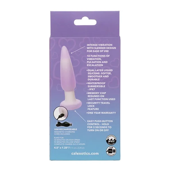 Lavender Haze Slender Anal Probe – Lavender/White
