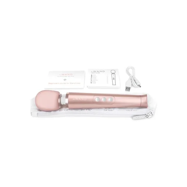 Le Wand Petite Rechargeable Vibrating Massager – Rose Gold