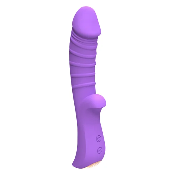 Leto Velvet Flexible Phallic Silicone Rabbit Vibrator