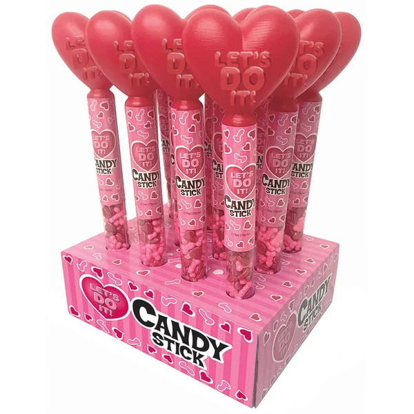 Let's Do it! Valentine Candy Stick (12 Pack)