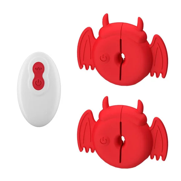 Little Devil Breast Teasing Vibrating Nipple Clamps