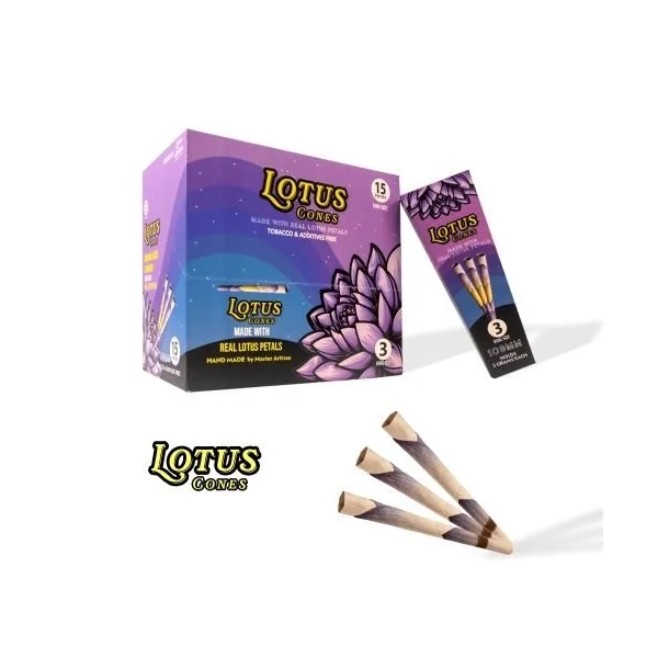 Lotus Cones Made With Real Lotus Petals