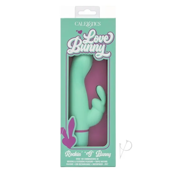 Love Bunny Rockin “G” Bunny – Turquoise
