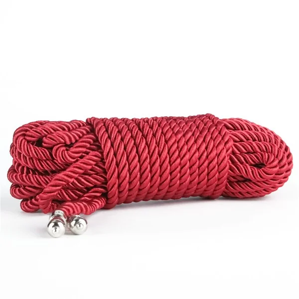 Lovetoy Rebellion Reign Crimson Silky Bondage Rope Red