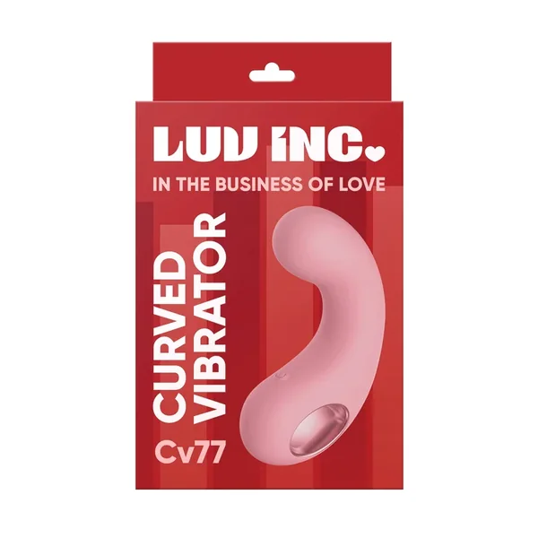 Luv Inc Curved Vibrator – Light Pink