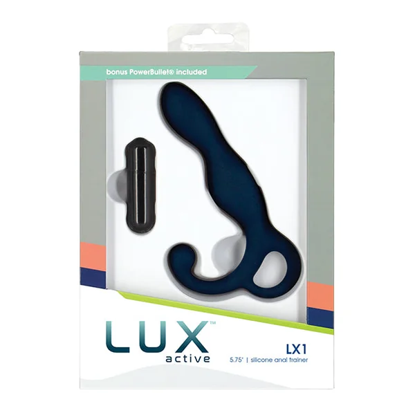 Lux Active Lx1 5.75" Silicone Anal Trainer - Dark Blue