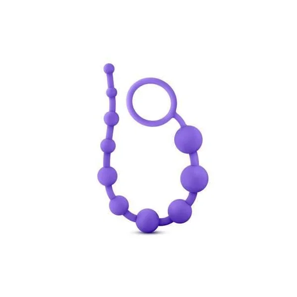 Luxe Silicone 10 Beads - Purple