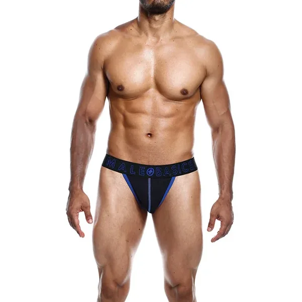 Male Basics Neon Thong Royal SM