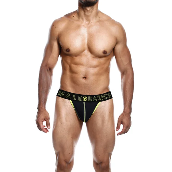 Male Basics Neon Thong Yellow Xl