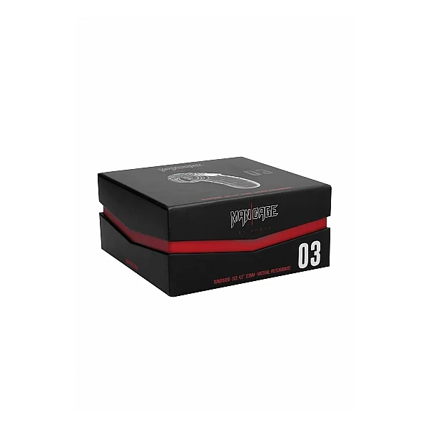 MANCAGE CHASTITY 4.5IN TRANSPARENT MODEL 03