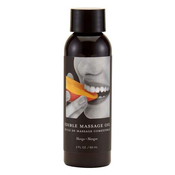 MASSAGE OIL EDIBLE MANGO 2OZ