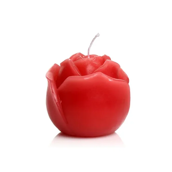 Master Series Flaming Rose Rose Drip Candle – Red