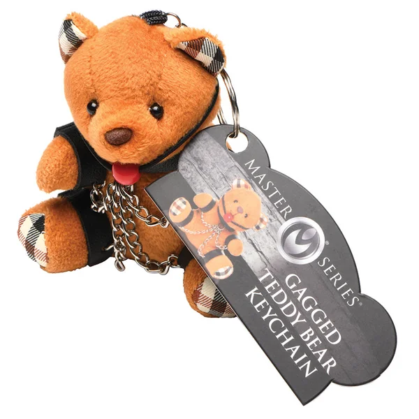 Master Series Gagged Teddy Bear Keychain